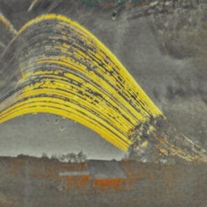 A powerful wave in yellow and black, captured during the sun's six-month path